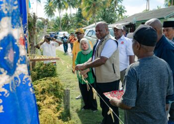 Resmikan Posko Pemenangan di Pulau Numfor Ini Pesan MDF ke Relawan dan Pendukung