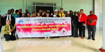 Penyampaian Aspirasi Menolak Peredaran Miras di Nabire