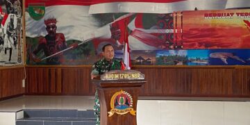 Kodim 1705/Nabire Gelar Coffee Morning, Bahas TMMD 2025