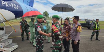 Pangdam XVII/Cenderawasih Tinjau Kondisi Satuan TNI di Kabupaten Mappi