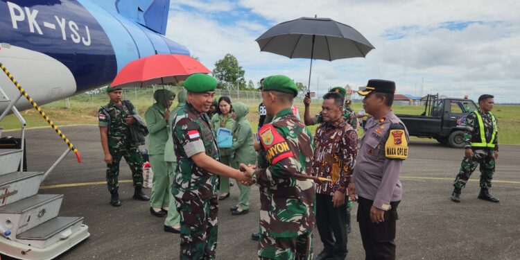 Pangdam XVII/Cenderawasih Tinjau Kondisi Satuan TNI di Kabupaten Mappi