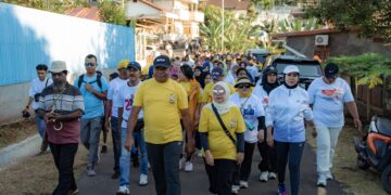 Terapkan Pola Hidup Sehat MDF Jalan Santai Bersama Ratusan Masyarakat