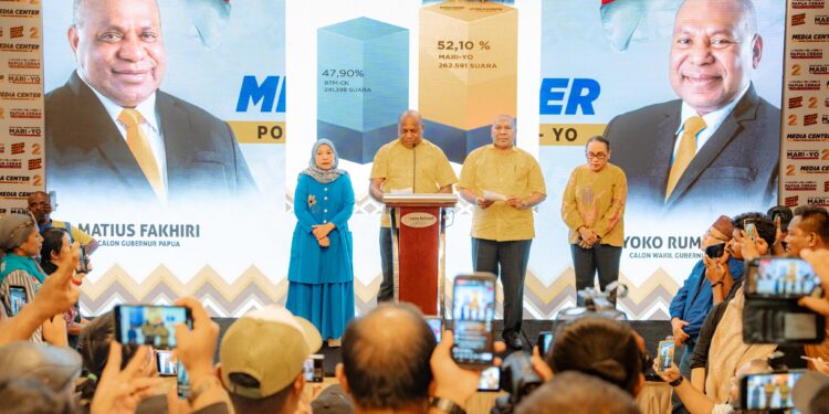 Menang Telak di Kota Jayapura Mari-Yo Selangkah Menuju Pelantikan