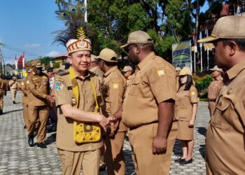 Kunker Ke Kota Jayapura Pj. Gubernur Agus Fatoni Tekankan Netralitas ASN