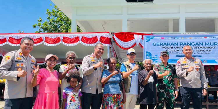 Gerakan Pangan Murah Polri untuk Masyarakat: Kolaborasi Polda Papua Tengah dan Bulog