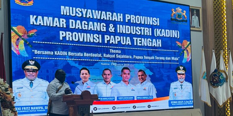 Musprov I KADIN Papua Tengah, Gubernur: Pelaku Usaha Harus Jadi Pemain Utama