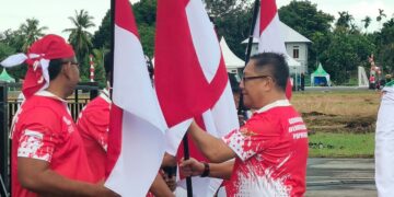 Pemerintah Papua Tengah Canangkan Gerakan Pembagian 10 Juta Bendera Merah Putih