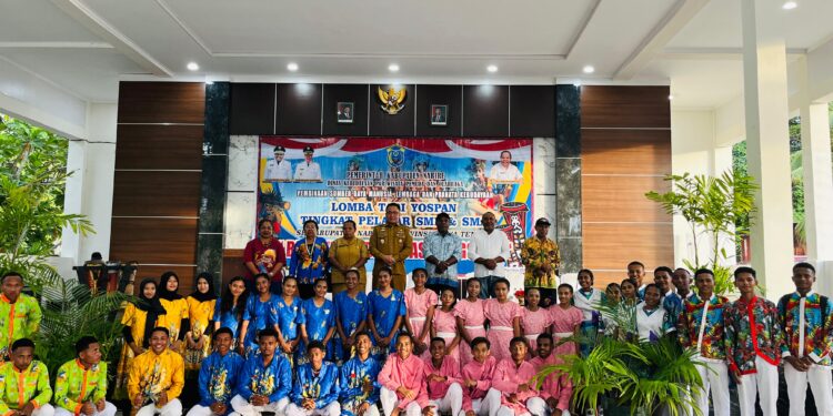 Tari Yospan Jadi Ajang Pelajar Nabire Gali Identitas Budaya