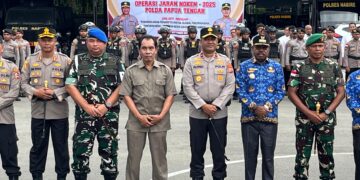 Polda Papua Tengah Luncurkan Operasi Jaran Noken 2025 dengan Apel Pasukan di Nabire