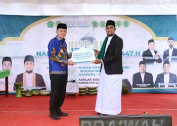 Pj Gubernur Papua Agus Fatoni Letakkan Batu Pertama Pembangunan Gedung Al-Burj Tsalits