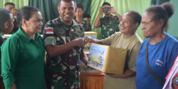 Korem 173/PVB Gelar Donor Darah, Pengobatan Gratis, dan Pembagian Sembako Sambut HUT ke-80 TNI.