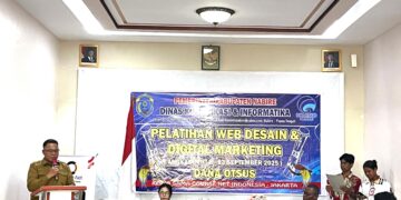 Wakil Bupati Nabire Resmikan Pelatihan Web Desain dan Digital Marketing 2025 Angkatan II