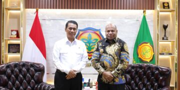 Gubernur Papua Matius Fakhiri Temui Menteri Pertanian Bahas Penguatan Sektor Pertanian