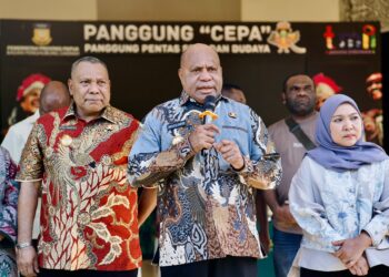 Gubernur MDF Dorong Promosi Budaya dan Komoditas Lokal Lewat UPTD Anjungan Papua TMII di Jakarta