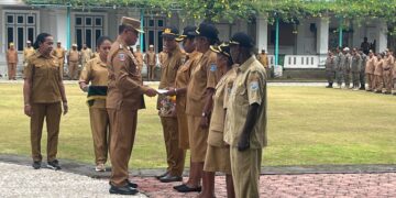 Pemerintah Kabupaten Nabire Berikan Apresiasi kepada Pensiunan dan ASN yang Naik Pangkat