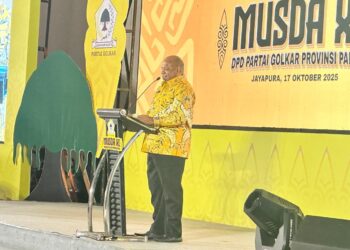 Musda XI Partai Golkar Papua: Gubernur Papua Ajak Kader Fokus pada Persatuan dan Pembaruan Kepemimpinan