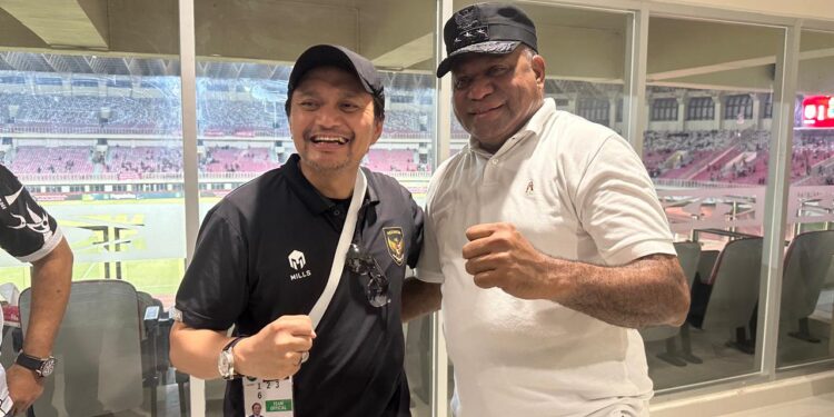 Gubernur Papua Matius Fakhiri dan Wagub Kalsel H. Hasnuryadi Sulaiman Apresiasi Kemenangan Persipura dalam Pegadaian Championship