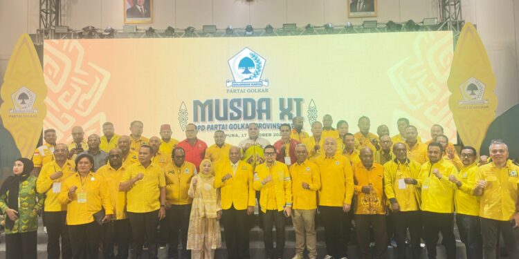 Penutupan Musda XI Golkar Papua: Matius Fakhiri Tegaskan Komitmen untuk Kebangkitan Partai di Papua