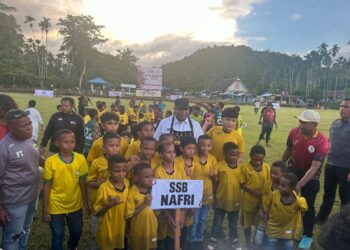 Membangun Masa Depan Sepak Bola Papua: Liga TopScore U-10 dan U-12 Dibuka Resmi oleh Gubernur Fakhiri