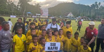 Membangun Masa Depan Sepak Bola Papua: Liga TopScore U-10 dan U-12 Dibuka Resmi oleh Gubernur Fakhiri