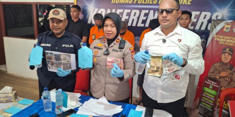 Polres Merauke Ungkap Dua Lokasi Produksi Miras Lokal Jenis Sopi di Jalan Arafura Buti dan Pasar Baru Mopah