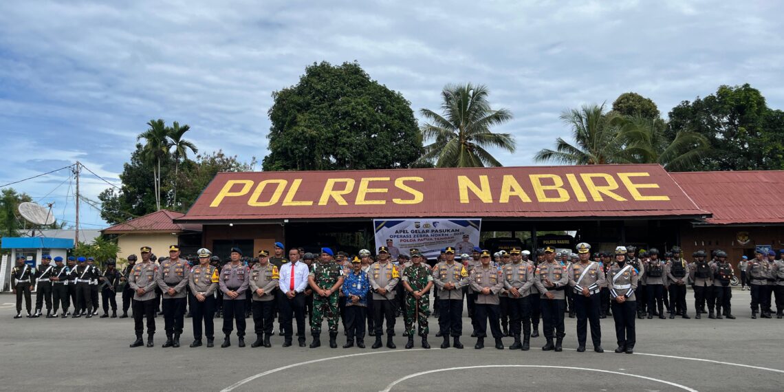 Kapolda Papua Tengah Siapkan Kekuatan Jelang Nataru, Ops Zebra Noken 2025 Resmi Digelar di Nabire