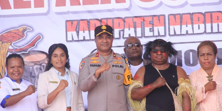 Sinergi Suku Wate dan Polri: Bersatu Menjaga Keamanan dan Ketertiban di Nabire