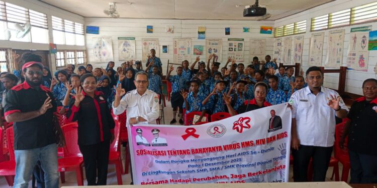 Hari AIDS Sedunia 2025: KPA Papua Tengah Laksanakan Kampanye Edukasi untuk Remaja
