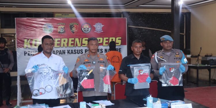 Pencurian dan Perampokan Terungkap: Polres Nabire Gelar Konferensi Pers