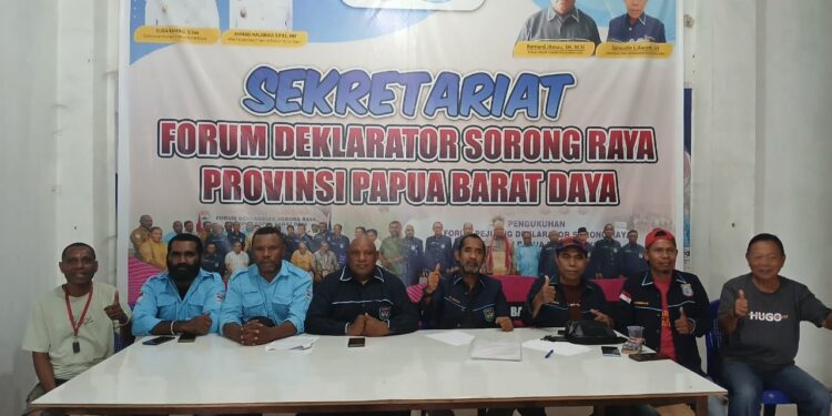 Tim Deklarator Sorong Raya Klarifikasi Pernyataan Soal Perjuangan Pemekaran PBD