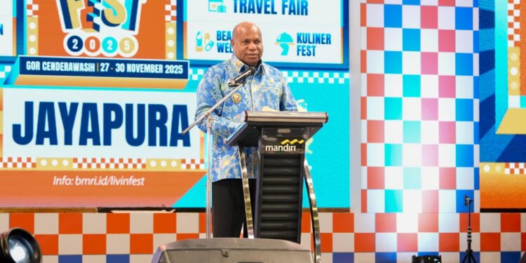 Gubernur Papua Ajak Masyarakat Ambil Bagian dalam Livin’ Fest Jayapura 2025 untuk Dukung UMKM dan Industri Kreatif Lokal