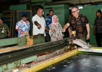 Membuka Ruang Bagi Pelaku Usah Lokal, Gubernur Papua Mulai Melirik Potensi  dari Sektor Industri Texstile