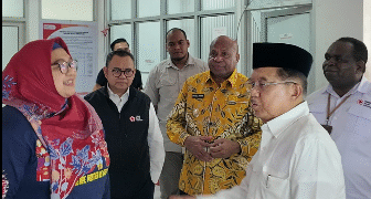 Gubernur Matius Fakhiri Apresiasi Dukungan PMI Pusat,  Jusuf Kalla Tinjau Kesiapan Layanan di Tanah Papua