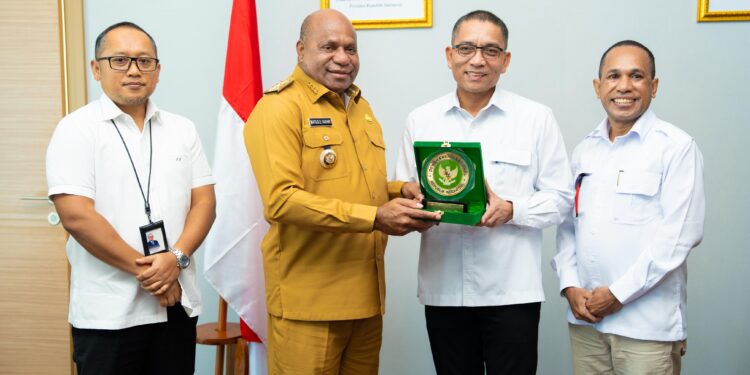 Audiensi Gubernur Papua dan Dewan Energi Nasional : Dewan Energi Nasional Kagum dengan Kecepatan Gubernur Papua dalam Dorong Rencana Energi Daerah