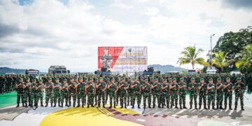 Pangdam XVII/Cenderawasih Pimpin Apel Gelar Pasukan Pengamanan Nataru dan Kesiapsiagaan Bencana di Papua