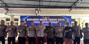 Gelar Refleksi Akhir Tahun 2025, Kapolda Papua Tengah Tekankan Pentingnya Komunikasi untuk Kamtibmas