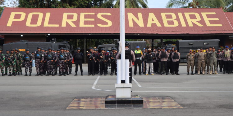 1 Desember: Polres Nabire Gelar Apel Gabungan Perkuat Pengamanan Kamtibmas
