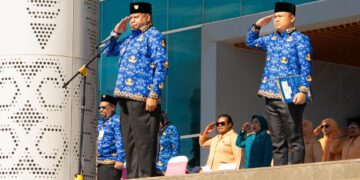 HUT Korpri ke -54, Gubernur Papua Minta Korpri Berikan Pelayanan yang Tulus, Profesional dan Berintegritas