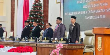 Gubernur : Pengangkatan Ini Merupakan Wujud Nyata Keberpihakan Negara Dalam Menjamin Representasi Politik Orang Asli Papua