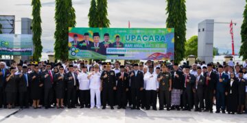 Gubernur Papua Tekankan Kerukunan Umat Beragama dalam Upacara HAB ke-80 Kemenag